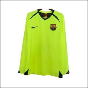 FC Barcelone – Maillot retro extérieur manches longues 05/06
