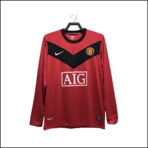 Manchester United – Maillot retro domicile manches longues 09/10