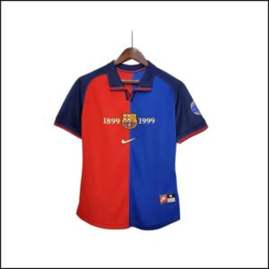 FC Barcelone – Maillot retro domicile 99/00