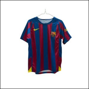 FC Barcelone – Maillot retro domicile 05/06