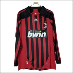 AC Milan – Maillot retro domicile manches longues 07/08
