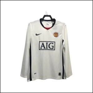 Manchester United – Maillot retro extérieur manches longues 08/09